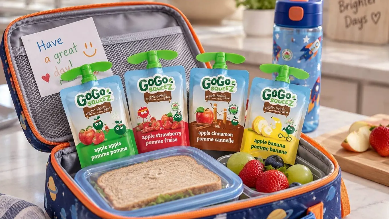 GoGo Squeez Organic Fruit Sauce 28 Pack Assorted