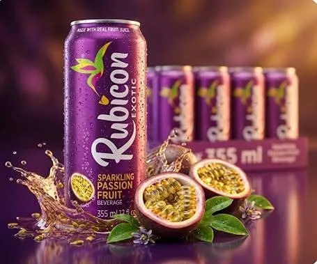 Rubicon Sparkling Passion Fruit 12 x 355ml Cans