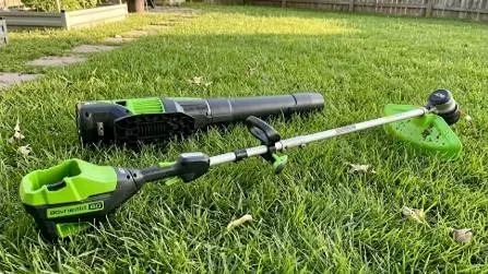 Greenworks Pro 80V String Trimmer and Leaf Blower Set