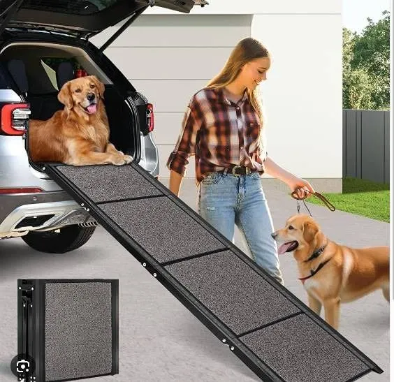 Folding 67"L x 17"W Extra Long Dog Ramp