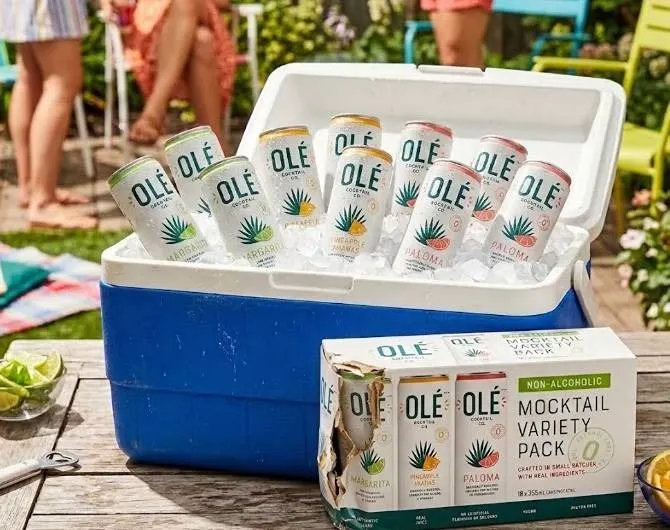 Olé Non-Alcoholic Mocktail Variety Packs, 2 Damaged Boxes