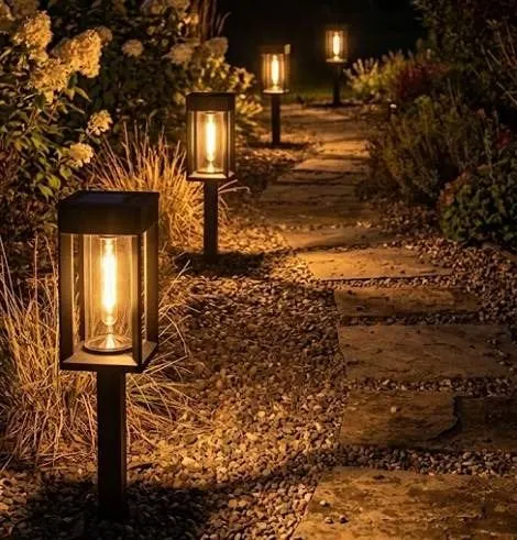 Naturally Solar LED Pathway Lights, Set of 4