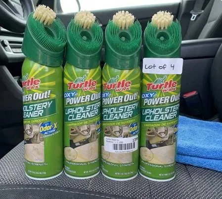 Turtle Wax Power Out Upholstery Cleaner Lot of 4