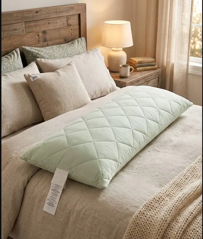 Below Zero Cooling Body Pillow Mint Green