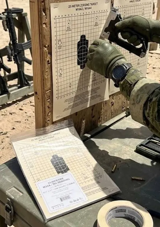 Rite in the Rain 25 Meter Zeroing Target 100 Sheets