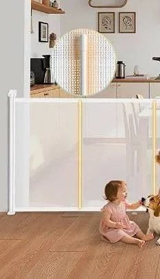 Retractable Safety Baby Gate, Extra Wide