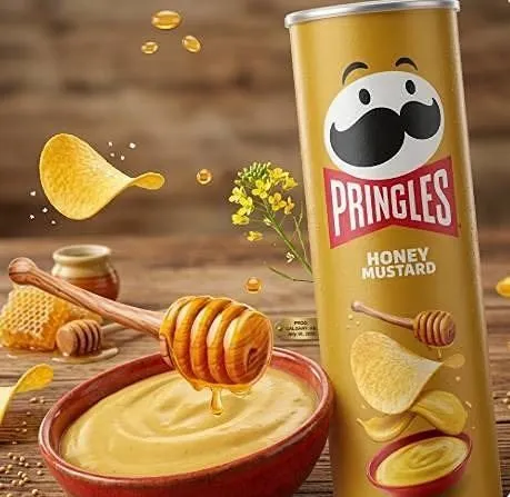Pringles Honey Mustard Flavour 156g Can