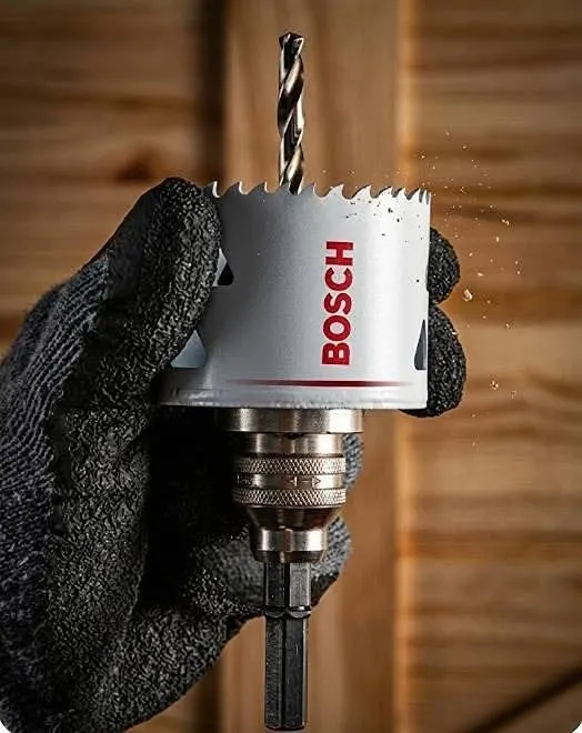 Bosch Bi-metal Hole Saws 1 1/8 in and 3 7/8 in Set