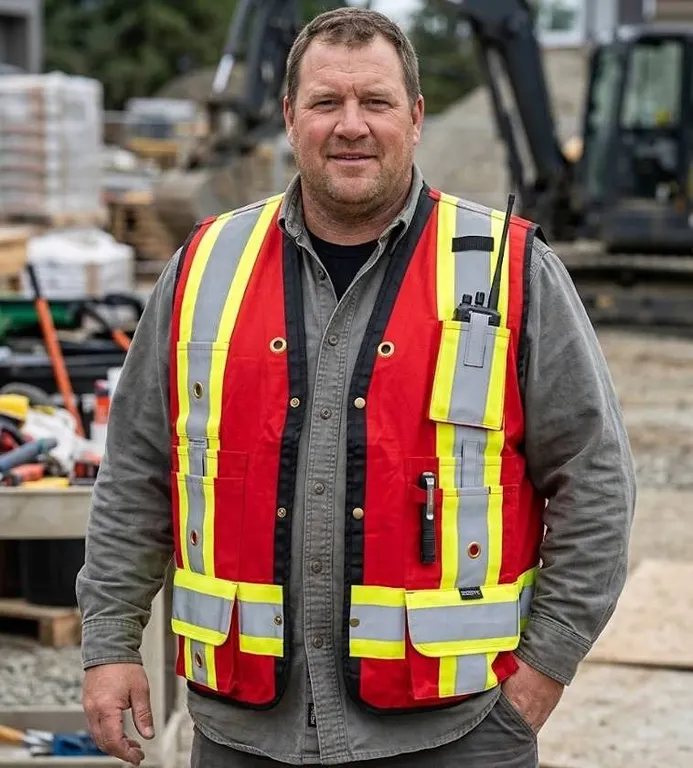 Cansel CSA Z96 Class 2 Safety Vest with 3M Scotchlite Reflective Material