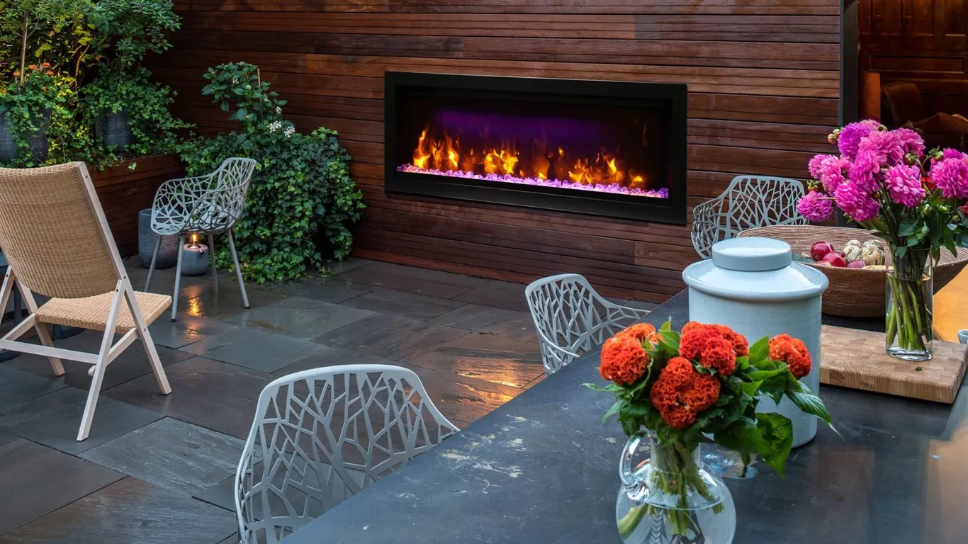 Kentsky 42 Inch Electric Fireplace, Armanni 42R, New