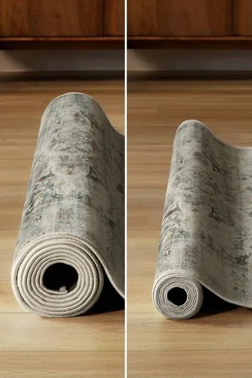Ruggable Alina Grey Rug 2'x7' and 3'x5' Set