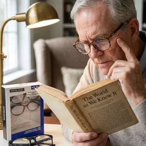 Foster Grant Reading Glasses Set +2.50, 3 Pack With Case