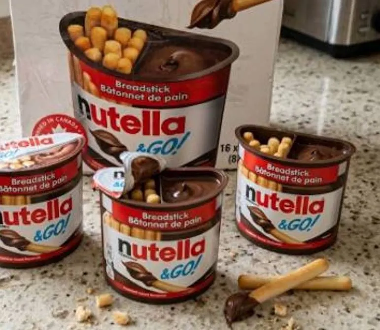 Nutella and Go! Hazelnut Spread With Breadsticks 10x52g