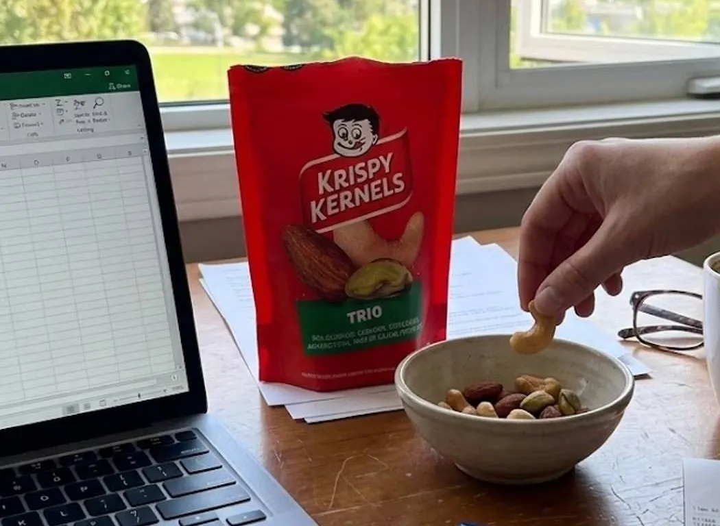 Krispy Kernels Trio Almonds Cashews Pistachios 170g