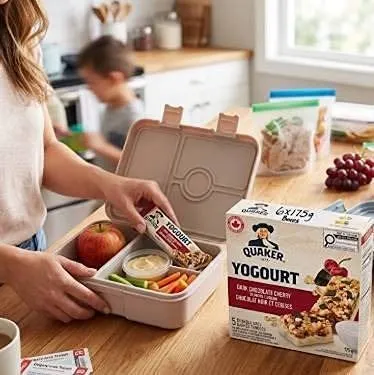 Quaker Yogourt Dark Chocolate Cherry Granola Bars 175g 5 Pack