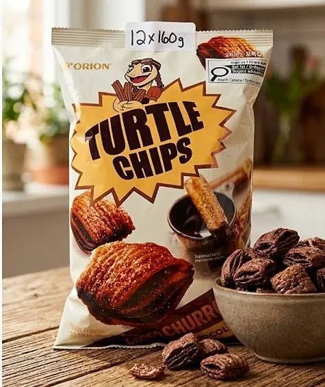 Orion Turtle Chips Churros Flavour 160g Bag