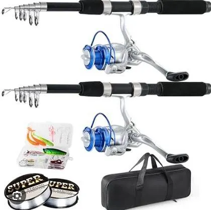 Yumoshi EF3000 Series Spinning Reel and Poteko Telescopic Rod Set