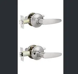 2 Taymor Seville Passage Lever Sets Satin Stainless Steel