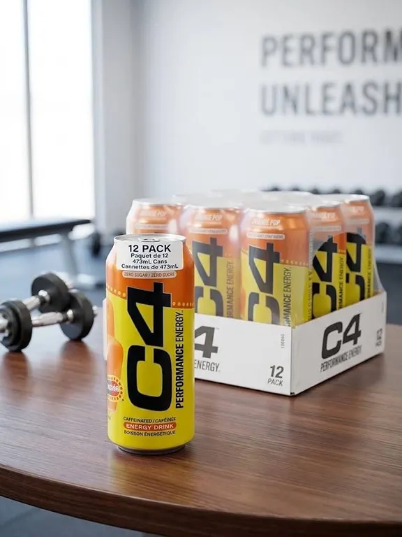 12-Pack C4 Creamsicle Energy Drink 473ml Cans