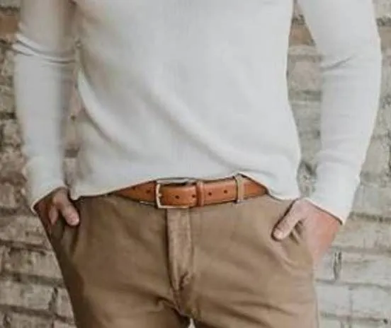 Vince Camuto Men's Leather Belt Size M 32-34