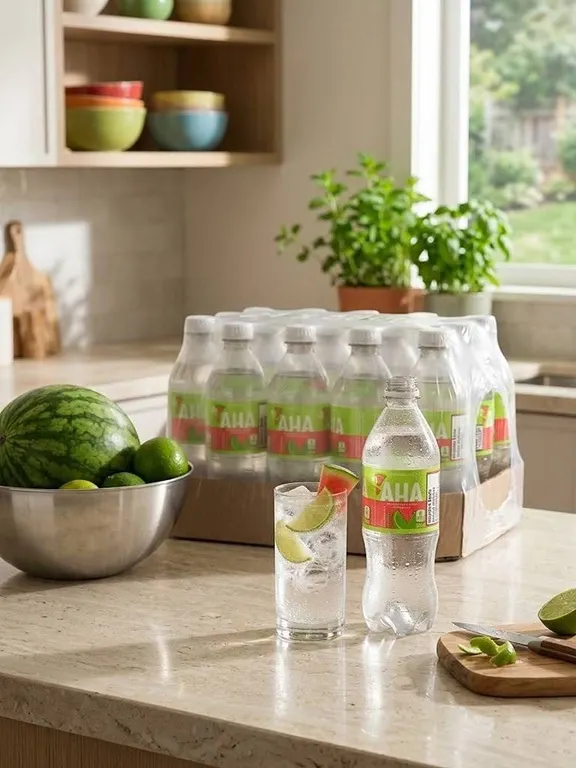 24 x 500ml AHA Sparkling Water Bottles