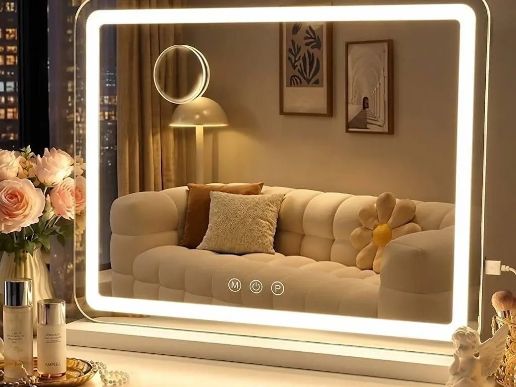 BEAUTYPEAK LED Makeup Mirror White