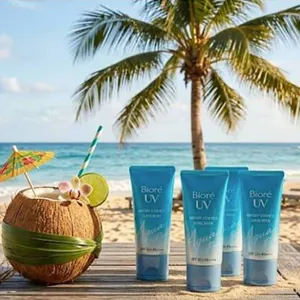 Biore UV Aqua Rich SPF 50 Moisturizer 4 Pack 50mL