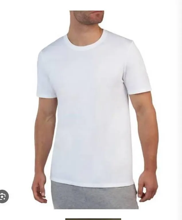 Kirkland Signature 6 Pack XL Men’s Crew Neck T-Shirts 100% Cotton