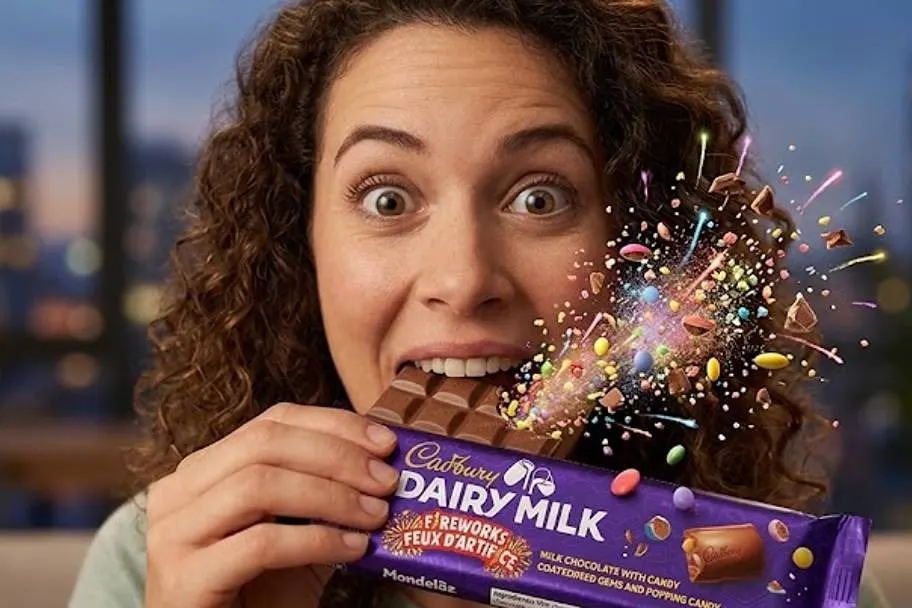 12 x 90g Cadbury Dairy Milk Fireworks Chocolate Bars
