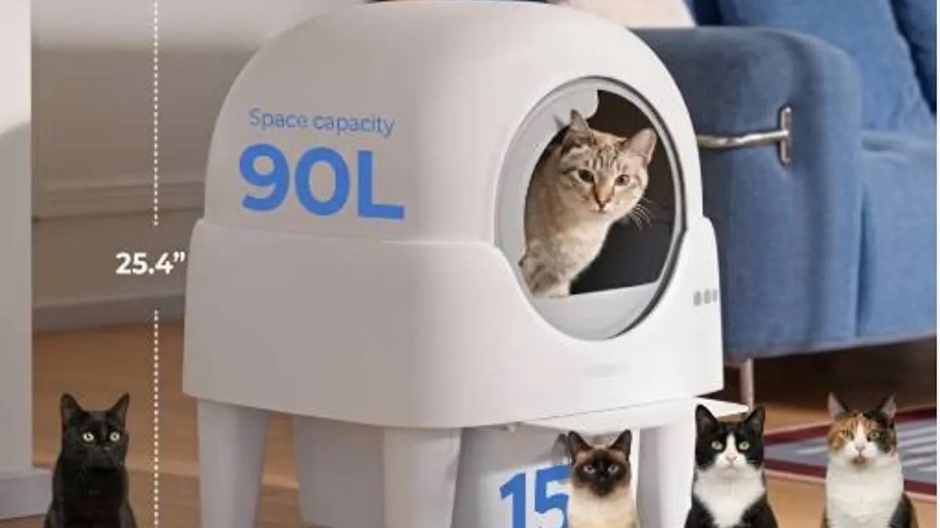 Automatic Self Cleaning Cat Litter Box