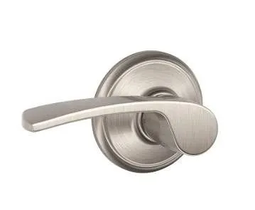 Schlage F170 MER 619 LH Dummy Door Lever Pair