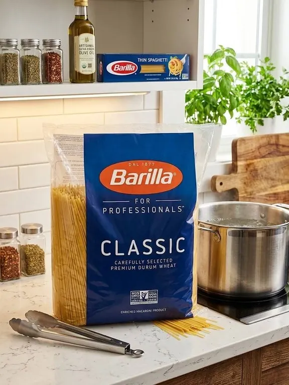 Barilla Classic Spaghetti 10 lb Durum Wheat