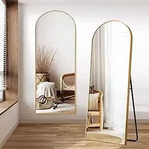 DESIMAN Full Length Mirror with Metal Frame