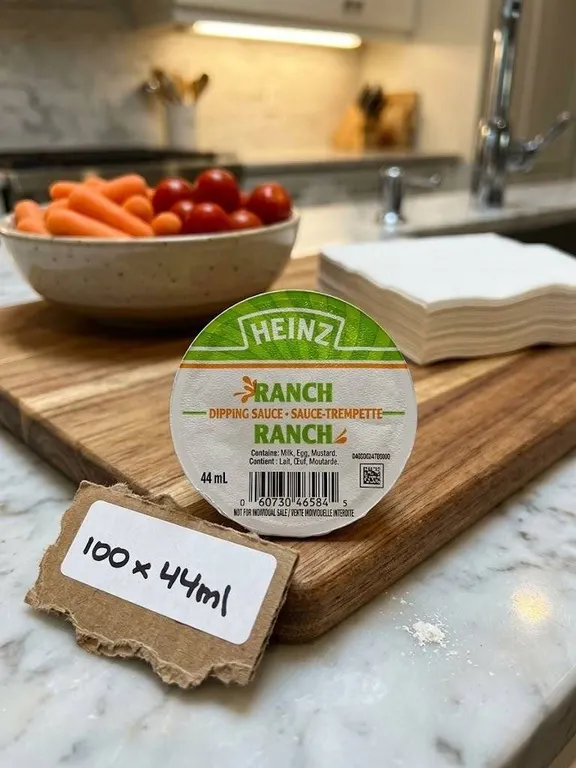Heinz Ranch Dipping Sauce 100 x 44 ml Pack