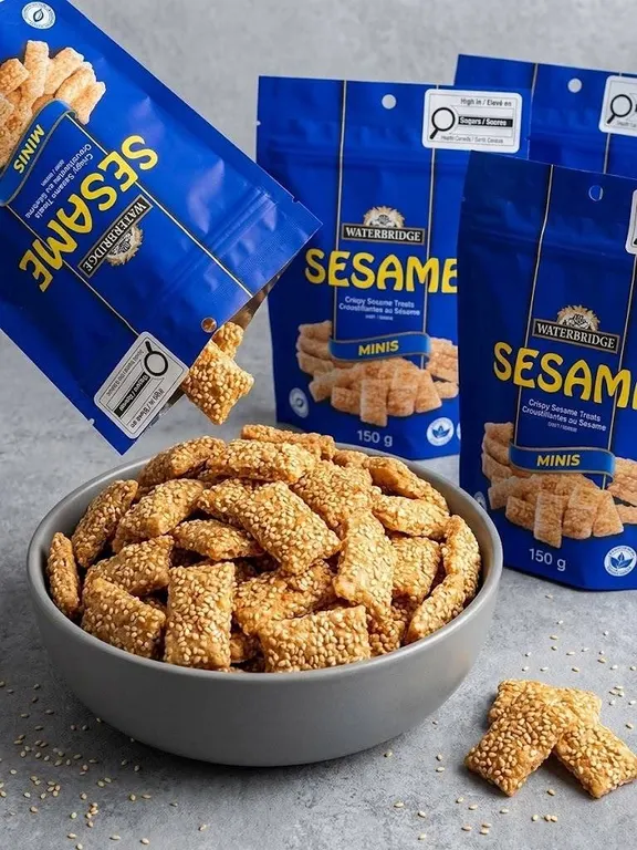 Waterbridge Sesame Minis Crispy Treats 6 x 150g
