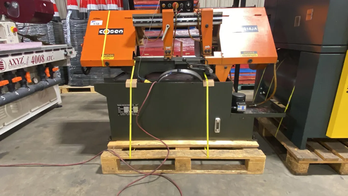 COSEN MECHATRONICS MH-1016JA MANUAL HORIZONTAL SCISSOR-STYLE BAND SAW