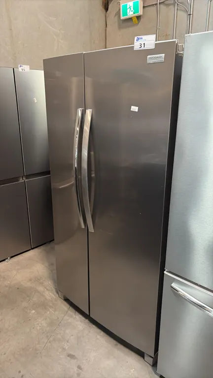 FRIGIDAIRE GRSN2620AF2 36-INCH SIDE-BY-SIDE REFRIGERATOR, 25.6 CU. FT., EVENTEMP, INTERNAL WATER