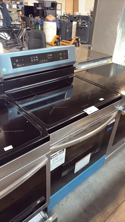 FRIGIDAIRE FCRI306CAS FREESTANDING INDUCTION RANGE, POWER BOIL, STEAM CLEAN, STAINLESS STEEL