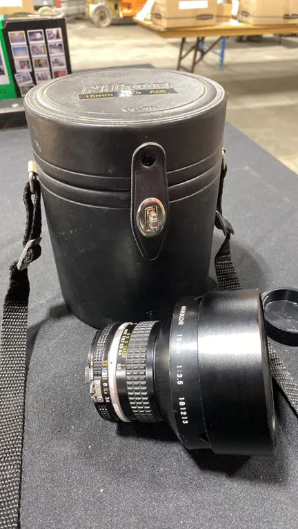 NIKON NIKKOR 15MM 1:3.5 ALS LENS WITH CASE