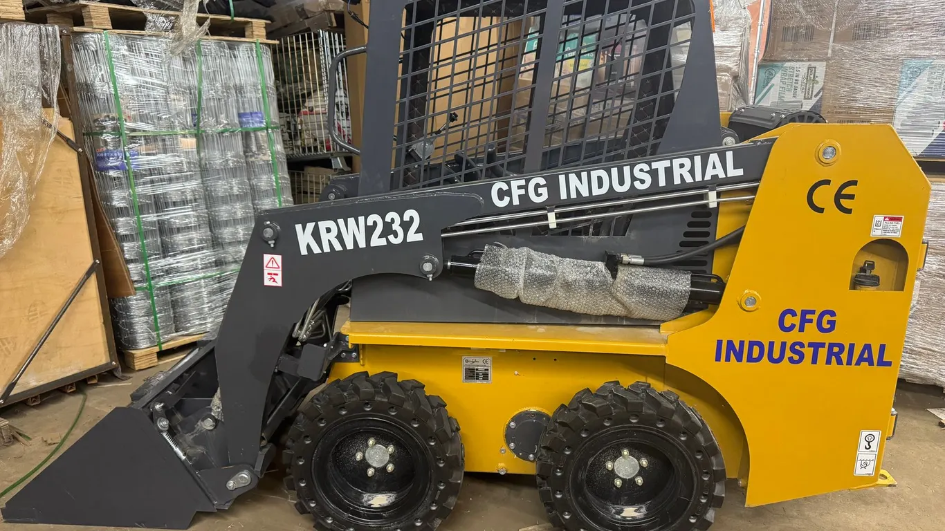 NEW 2025 CFG INDUSTRIAL KRW232 MINI WHEEL SKID LOADER