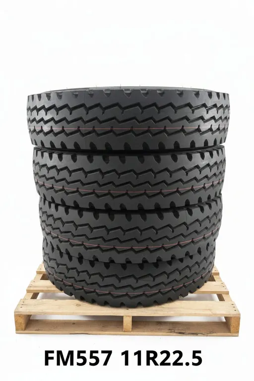 NEW LOT OF (4 TIRES) FM557 11R22.5 16PR TRUCK TIRES