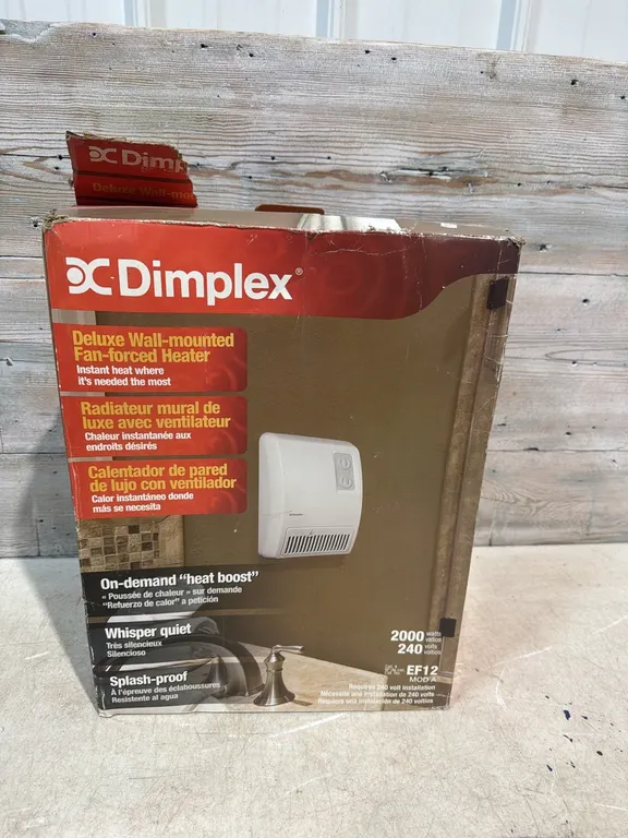 Wall mounted heater