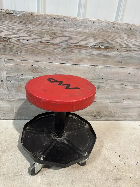 Rolling shop stool
