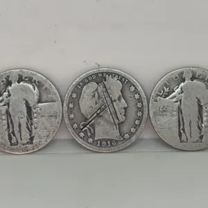Barber & Standing Liberty Quarters