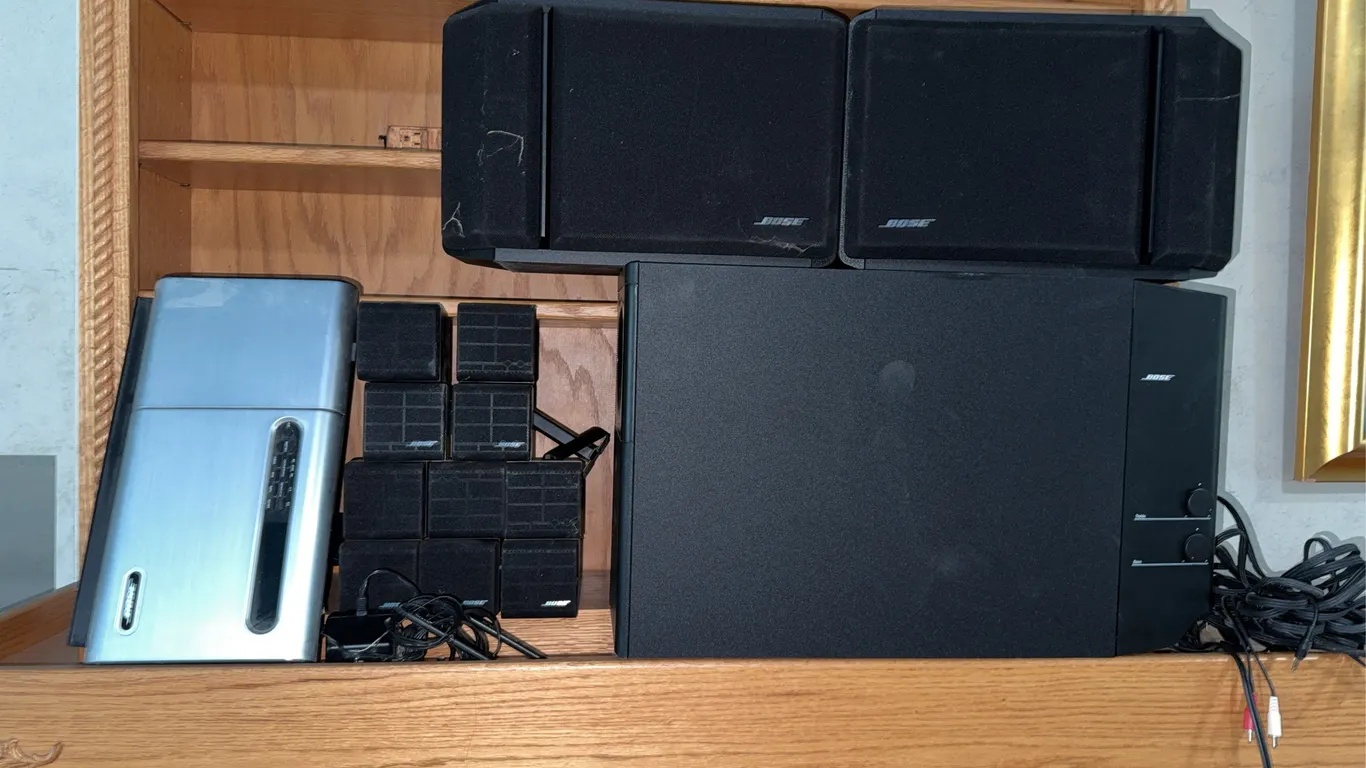 Bose Home Audio Speaker System with Subwoofer & Accessories