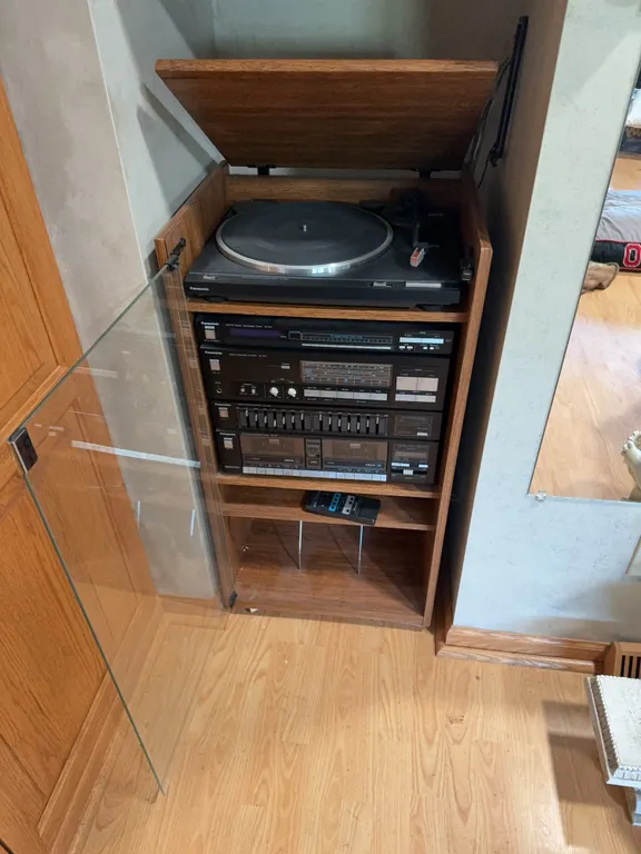 Vintage Panasonic Stereo Component System with Turntable & Cabinet