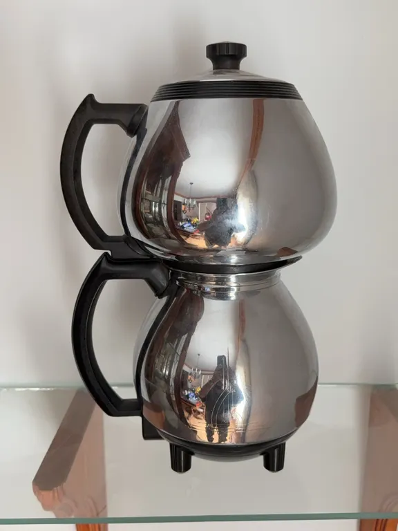 Vintage MCM Chrome Sunbeam Coffeemaster