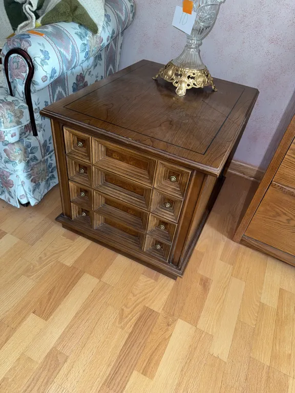 Vintage Wood End Tables