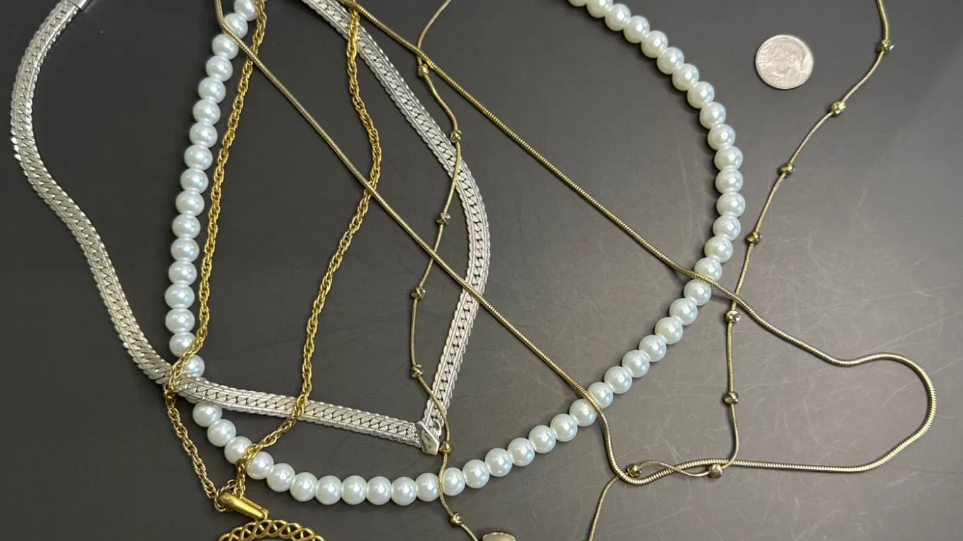 Necklaces and Pendants Including Dolphin, Pearl, and Medallion Designs