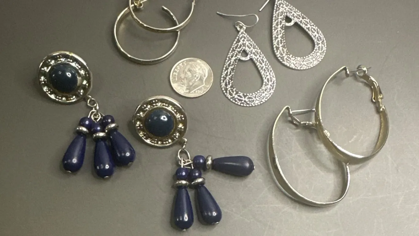 Earrings, Including Hoop, Dangle, and Stud Styles